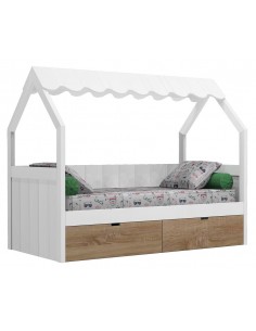 Cama Montessori casita con...